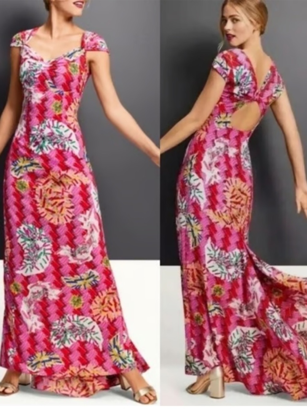 Zac Posen for Target 20th Anniversary Collection Safety Pin Maxi Dress - Size 12